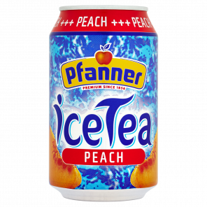 Pfanner Ice Tea s příchutí broskve 0,33l