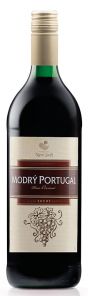 Víno Červené Modrý Portugal 1L Alkone suché nevratné